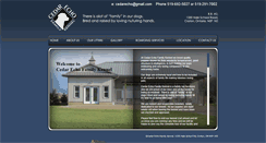 Desktop Screenshot of cedarechofamilykennel.com